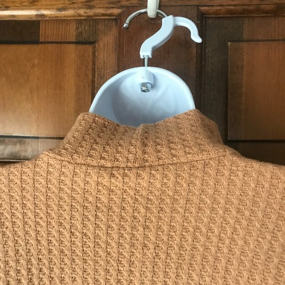 American Eagle Outfitters Light Brown Mock Turtle Pullover Top Size XXL - Picture 8 of 10